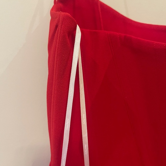 Alex Perry Caine Red Stretch Crepe Corset Mini Dress AU12/US8 - Picture 7 of 9